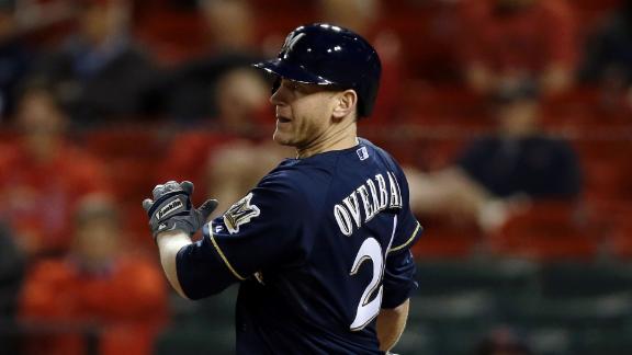 Brewers win in extras for 2nd straight night