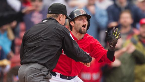 Rays edge Red Sox in 1st game of twinbill