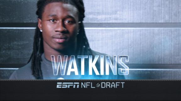 Bills trade up to pick WR Watkins at No. 4