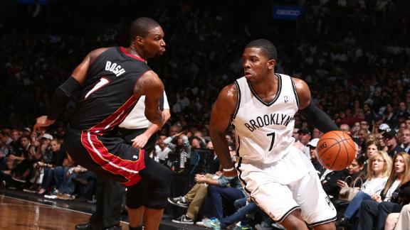 Nets rain 3s, rein in Heat for Game 3 victory