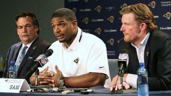 Rams player: Sam show 'raises eyebrows'