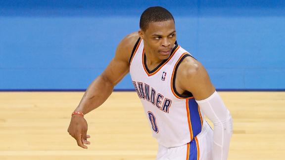 Westbrook scores 40 as Thunder knot series