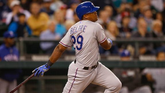 Rangers sneak past Hernandez, M's in ninth