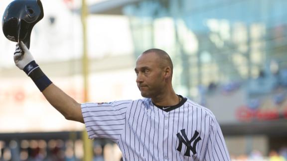 Jeter, Trout own stage as AL prevails in ASG