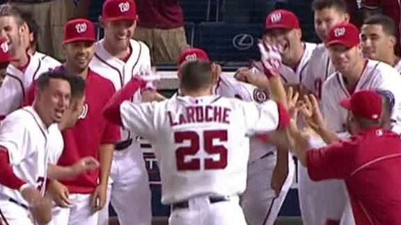 LaRoche homer lifts Nats over D-backs in 11