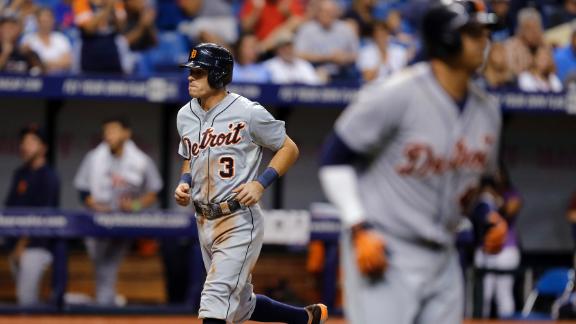 Tigers plate 3 in wild 11th, prevail vs. Rays