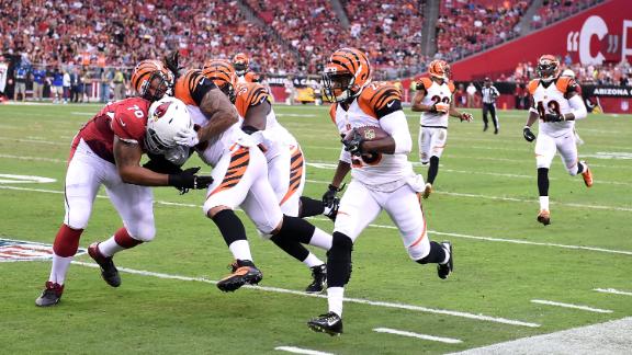 Newman INT return keys Bengals vs. Cards