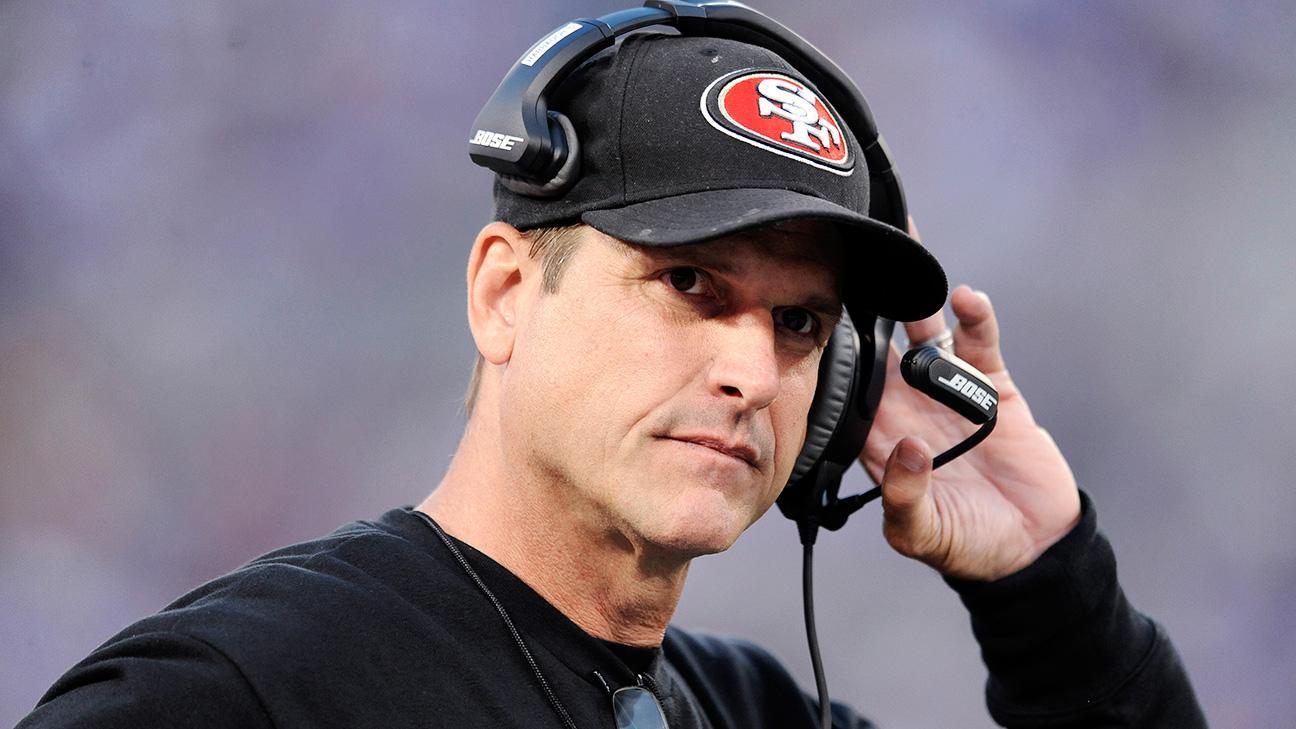 San Francisco 49ers head coach Jim Harbaugh thrives in chaos and difficulty
