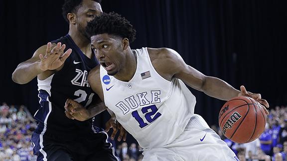 Duke runs away from Gonzaga to win South Region