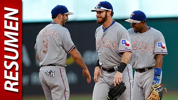 Rangers 10, Indios 8