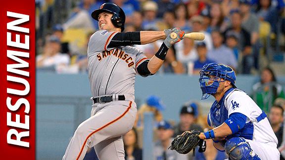 Grand slam de Posey lidera a los Gigantes