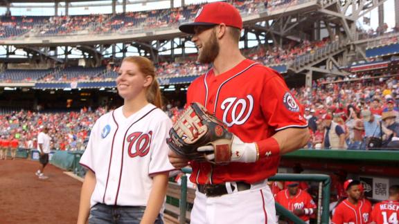 My Wish: Bryce Harper makes Kaylan's dream come true