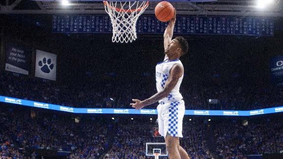 Monk Puts On A Dunking Clinic In Kentucky S Big Win