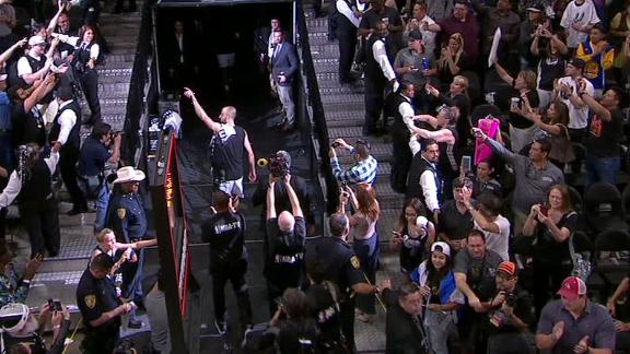 Warriors sweep Spurs to reach NBA Finals Warriors sweep Spurs to reach NBA Finals