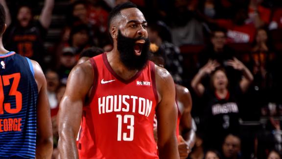 James Harden drops 41 in Houston's Christmas Day win over OKC James Harden drops 41 in Houston's Christmas Day win over OKC