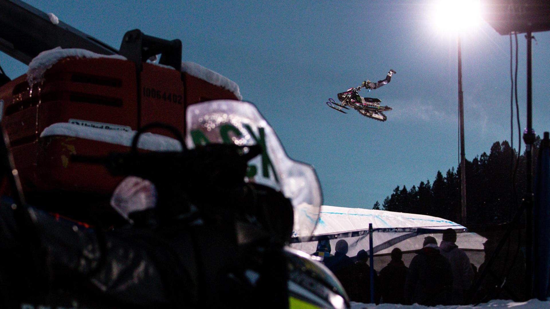 Brett Turcotte Wins Snowmobile Freestyle Silver