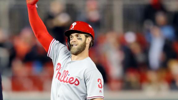 Watch Bryce Harper’s First At-Bat Back In Washington Watch Bryce Harper’s First At-Bat Back In Washington