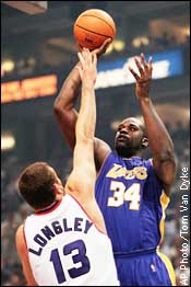 Luc Longley, Shaquille O'Neal