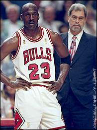 Michael Jordan & Phil Jackson
