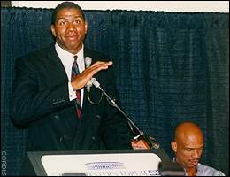 Earvin 'Magic' Johnson & Kareem Abdul Jabbar