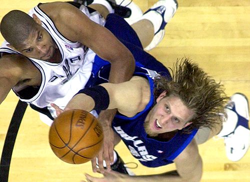  Tim Duncan and Dirk Nowitzki