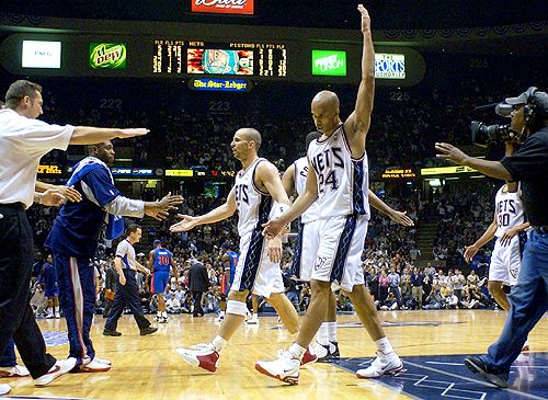 Richard Jefferson #24 and Jason Kidd #5