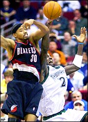 Rasheed Wallace and Kevin Garnett