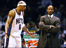 Kenyon Martin and Byron Scott