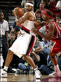 Rasheed Wallace and Eddie Griffin