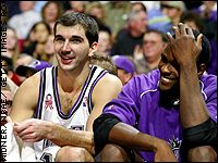 Peja Stojakovic and Chris Webber