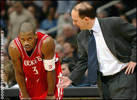 Steve Francis and Jeff Van Gundy