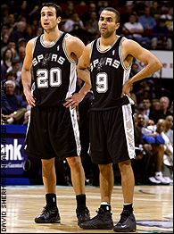 Manu Ginobili and Tony Parker