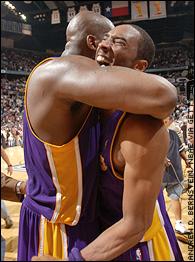 Shaquille O'Neal and Kobe Bryant