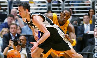 Manu Ginobili and Kobe Bryant