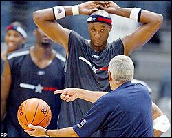 Lamar Odom and Larry Brown