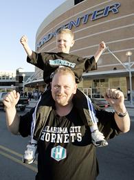 Oklahoma City Hornets fans