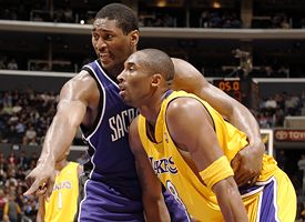 Ron Artest and Kobe Bryant