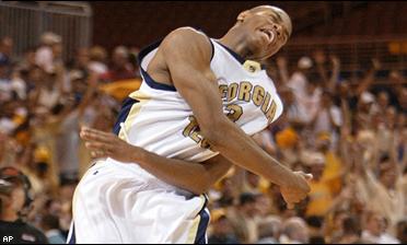 The Yellow Jackets are headed to San Antonio thanks to a career day by Jarrett Jack.
