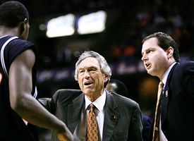 Eddie Sutton and Sean Sutton