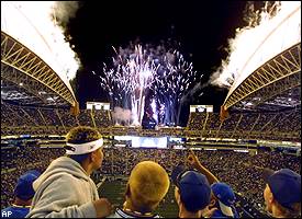 Seattle Seahawks fireworks