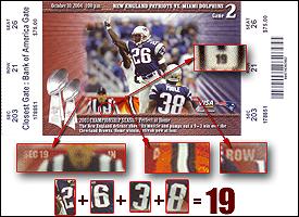 Patriots ticket