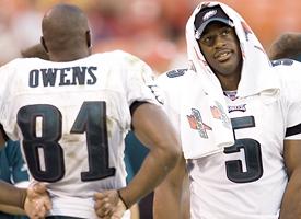 Donovan McNabb and Terrell Owens