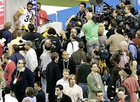 Jerome Bettis at Media Day