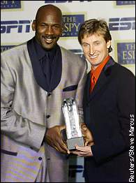 Michael Jordan, Wayne Gretzky
