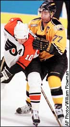 John LeClair and Ray Bourque