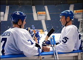 Gary Roberts and Joe Nieuwendyk