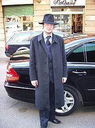 My taxi driver in Milan