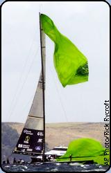 Torn sail
