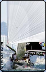 Torn sail