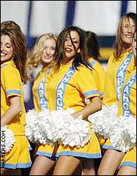 Chargers cheerleaders